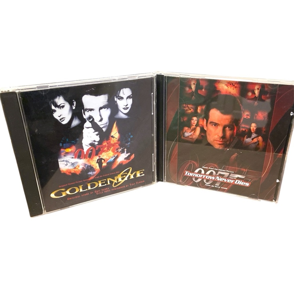 James Bond CD Soundtracks Tomorrow Never Dies & Golden Eye